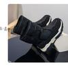Girls' High-Top Warm Winter Snow Boots - Thick, Comfortable, Fashionable, Plus Velvet Cotton