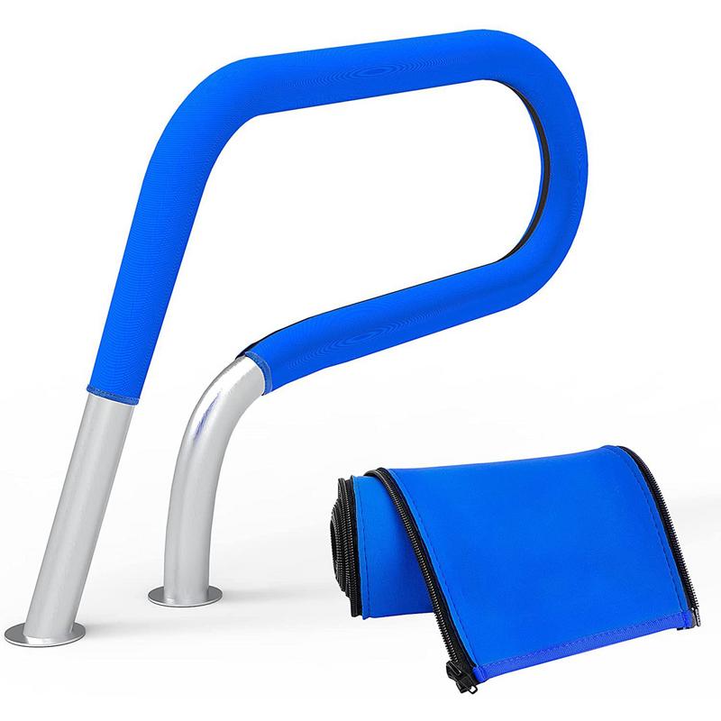 Neoprene Pool Railing Covers Zippered Swimming Pool Handrail Covers-Hand Grip Rail Slip Cover For Swim Pool Ladder
