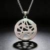 316L Stainless Steel Gothic Pentagram Snake Necklace For Men Mysterious Rune Pendant Gothic Jewelry Accessories