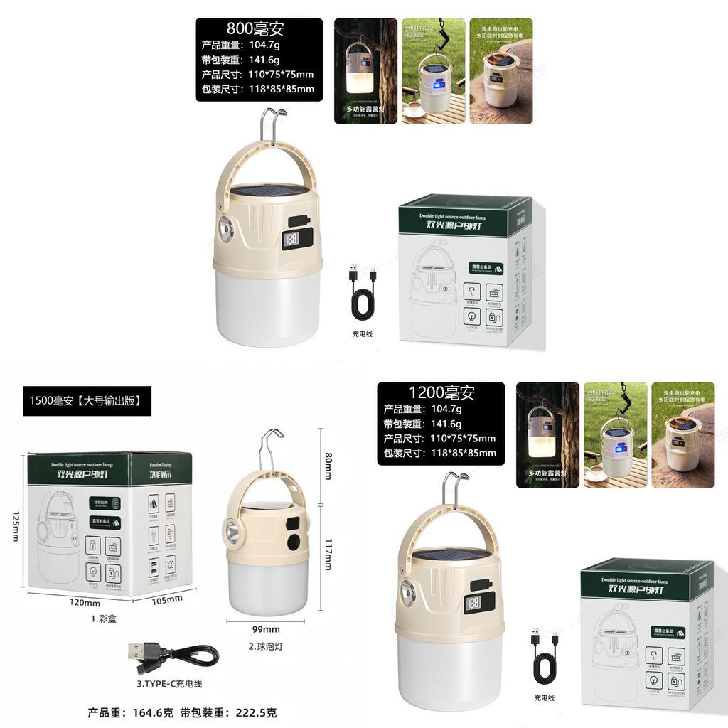 Led Camping Lantern With Usb Rechargeable Battery For Emergency Outdoor And Home Use