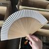 Baumwoll-Leinen-Stoff Faltbarer Handfächer Japanischer Stil Handgehaltener Fächer Neuer Chinesischer Stil Fächer Geschenk geben
