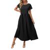 Women's Fashion Temperament Elegant Waisted Casual Dresses