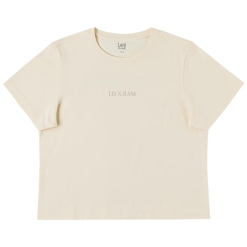 Lee Women s Crew Neck Logo Print T-shirt L