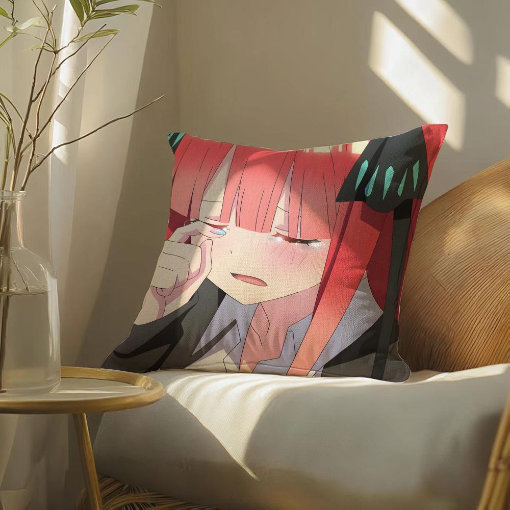 Animegirlninonakano Kissenbezug Kissenbezug, Zweiseitig Bedruckt, Sofakissen, Schlafzimmer Kopfteil