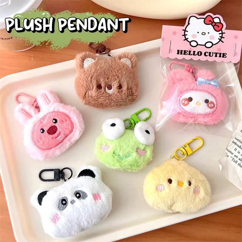 Kawaii süße Plüsch Tier Puppen Schlüsselanhänger Plüsch Spielzeug für Frauen Mädchen Schultasche Anhänger Schlüsselanhänger Rucksack hängen Ornamente Geschenke