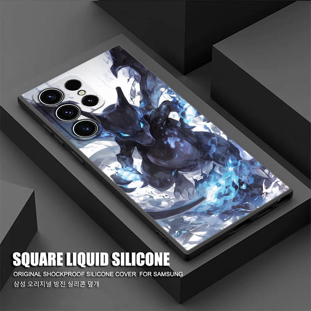 P-Pokemons Bulbasaurs Umbreons Gengars Draw S25 Ultra Case For Samsung Galaxy S25 S24 S23 S20 S21 FE S22 Ultra Plus Phone Cover