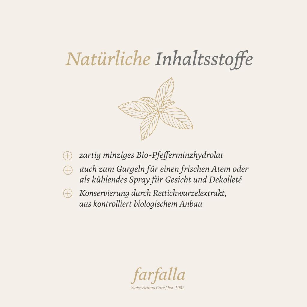 Farfalla Japanese Aromatic Hydrosol Peppermint 75ml (official import)