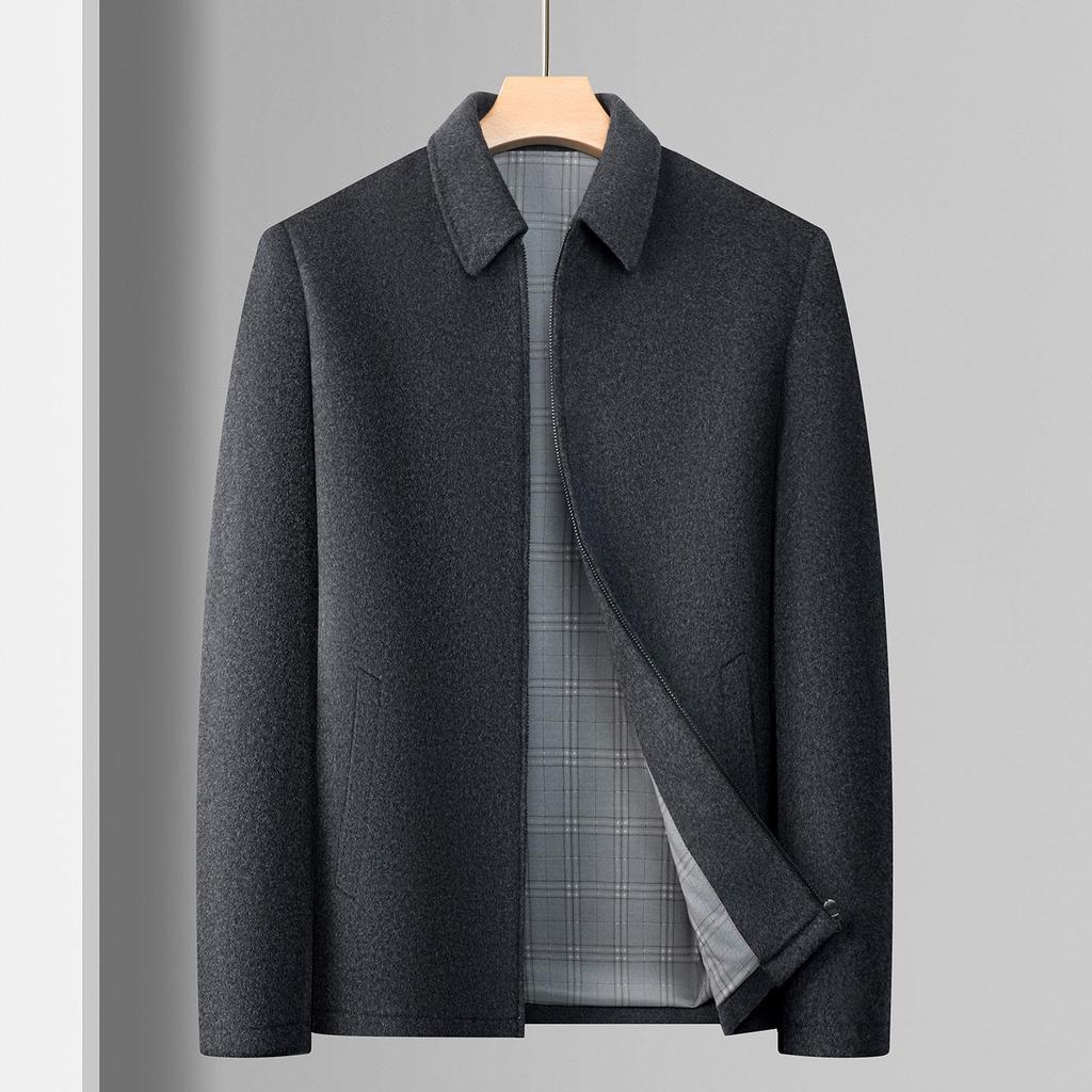 2025 Men's High-End Wool Lapel Jacket - Autumn/Winter Bestseller