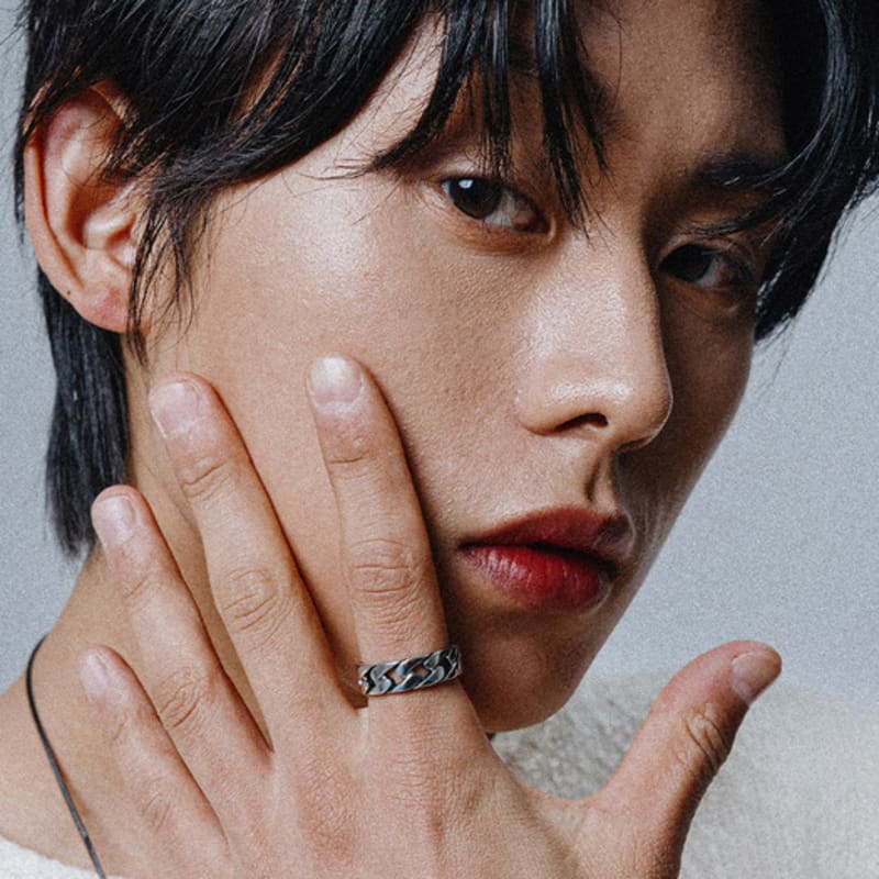 SCALETTO BLACK WSM011 Bold Chain Ring