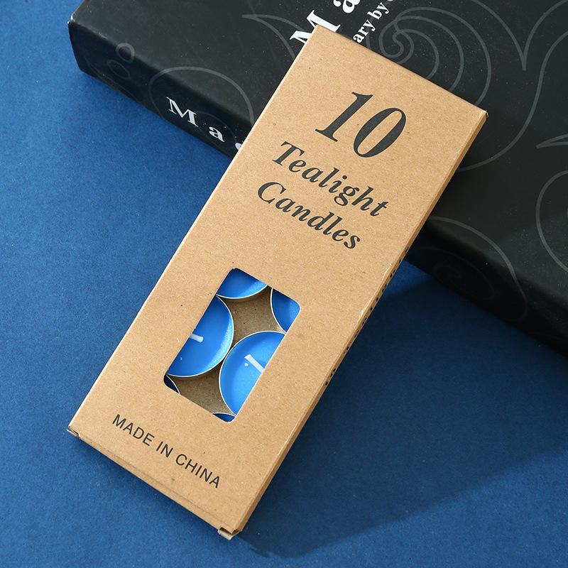 10 Pieces Round Aluminum Shell Tea Candle, Romantic Proposal, Candle, Ktv Hotel, Tea Making, Thermal Insulation Small Candle