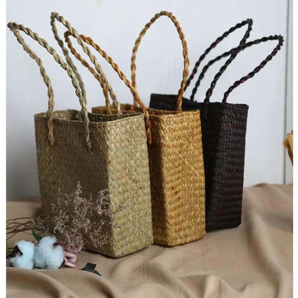 

Totes Bag Straw Shoulder Bag Purses Shopping Bag Fashion Underarm Bag Girl