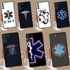 Emergency Medical Star of Life Case For Samsung Galaxy S23 Ultra S24 S22 Note 20 Ultra 10 Plus S8 S9 S10 S20 S21 FE Cover