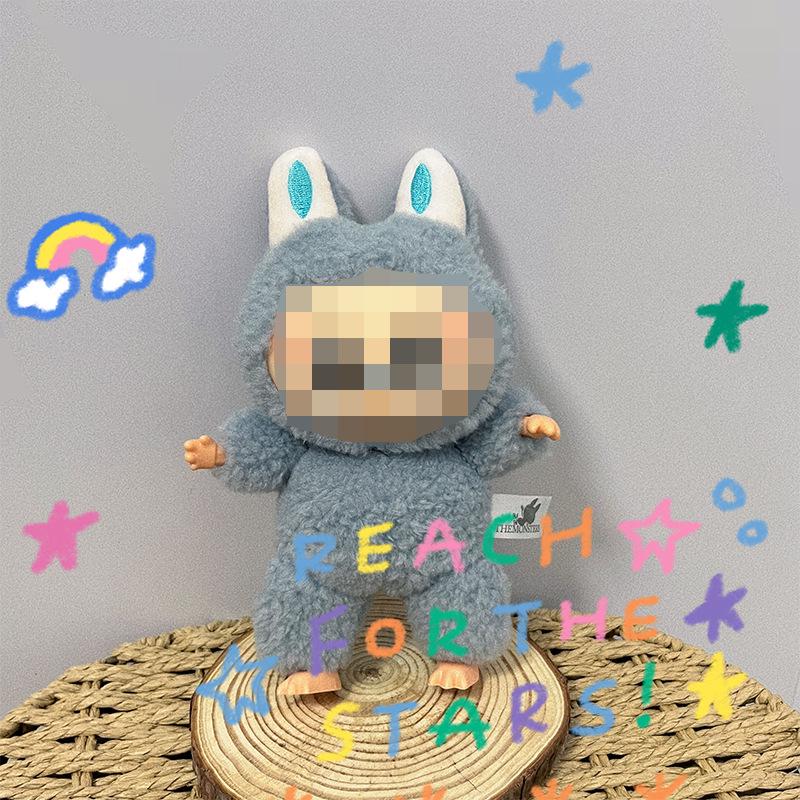 Cute Rabbit Plush Doll Vinyl Keychain Pendant