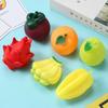 Vinyl Fruit Squeeze Toys Baby Sensory Water Play Fake Fruit Vegetable Squeaky Sensory Stimulation BPA-free Interactive Bathing Toy Kit