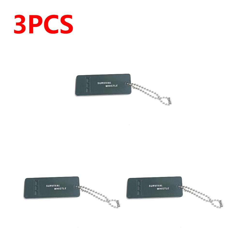 3-Frequency Whistle Portable Emergency Whistle High Decibel Rescue Signaling First Aid Tool for Hiking Camping Mountaineering