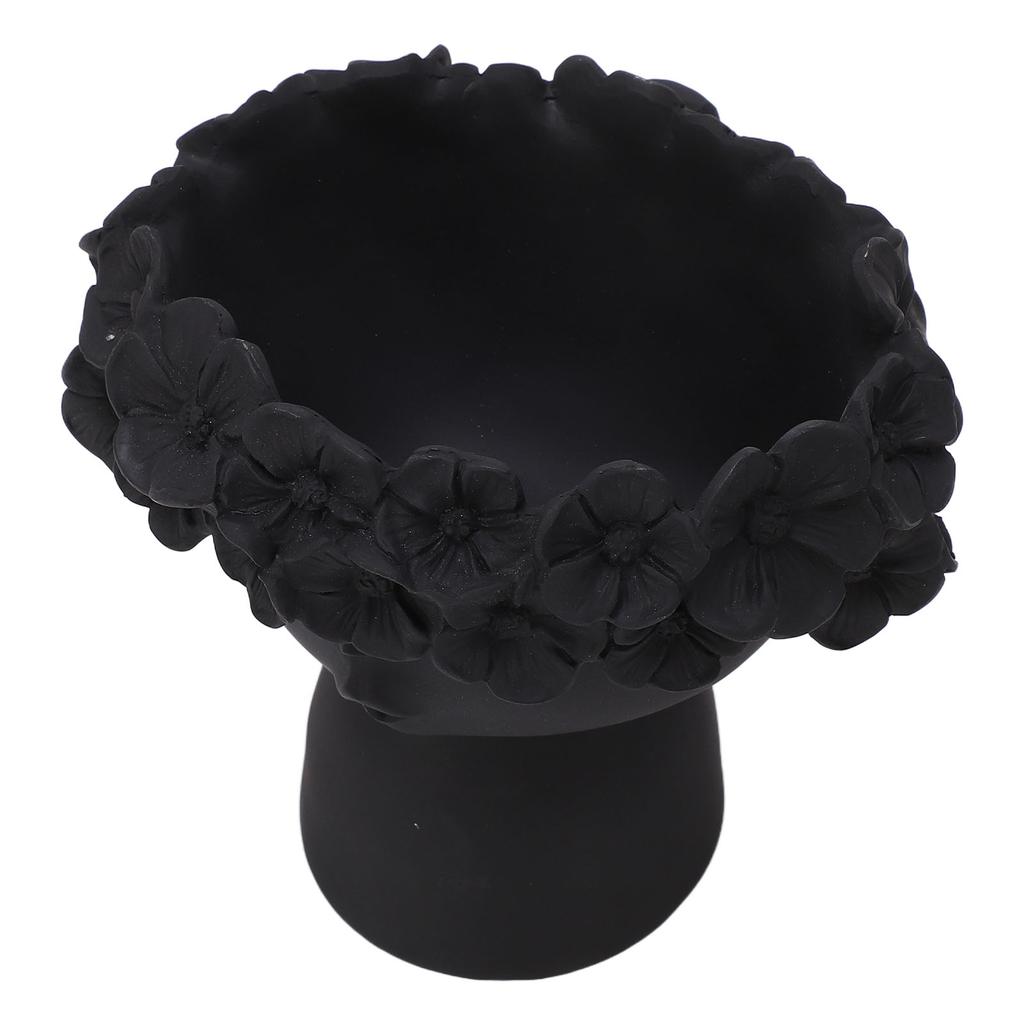 Resin Face Succulent Flower Pot Ornament Decoration for Living Room Home TV Wine Cooler