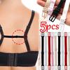 1-5 Stück Damen Verstellbarer BH-Trägerhalter All Match Unsichtbare Rutschfeste Schultergurte Gürtelschnallen Unterwäsche Lingerie Verlängerung