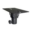 Universal Adjustable Height All Metal Speaker Stand Tray with Easy Installation Speaker Holder for Secure Sound Setups