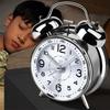 Metal Frame Bedroom Alarm Clock Silent Loud Alarm Clock Twin Bell Alarm Clock  Living Room