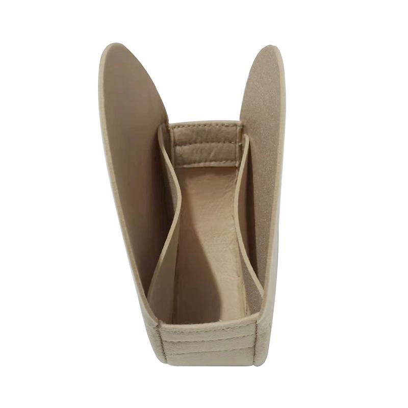 

EverToner Felt Purse Organizer Inserts Round Handbag For GG Ophidia Round mini Shoulder Bag Felt Round Cosmetic Pouch Bag S
