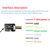 5.8GHz 1.2W(1200mW) VTX FPV Transmitter Analog 48CH 200/500/800/1200mW/Pit Mode MMCX 2-6S(7-36V) for FPV Done FPV Racing Drones