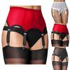 Damen Sexy Spitze Oberschenkelstrümpfe Strumpfband Rutschfester verstellbarer Strumpfgürtel