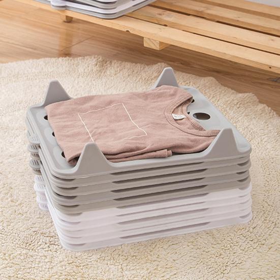 Stackable Clothes Organizer Shirt Folding Board T-shirt Divider Board Closet Organizer for Leggings Towels Jeans Sweaters Wrinkle-Free Storage