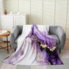 Marble Texture Series digitalprinted polyester Bedroom velvet flannel cover blanket Fleece soft sofa cover blankets for beds