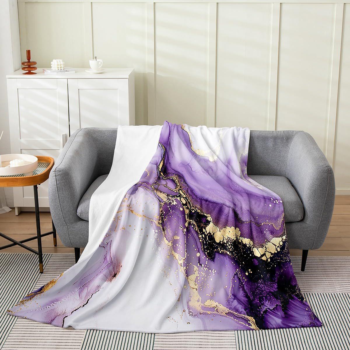 

Marble Texture Series digitalprinted polyester Bedroom velvet flannel cover blanket Fleece soft sofa cover blankets for beds 75x100cm
