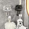 Plastic Door Wall Vacuum Hooks Wall Hanging Keys Clothes Hooks Multifunctional Towel Racks  Kitchen
