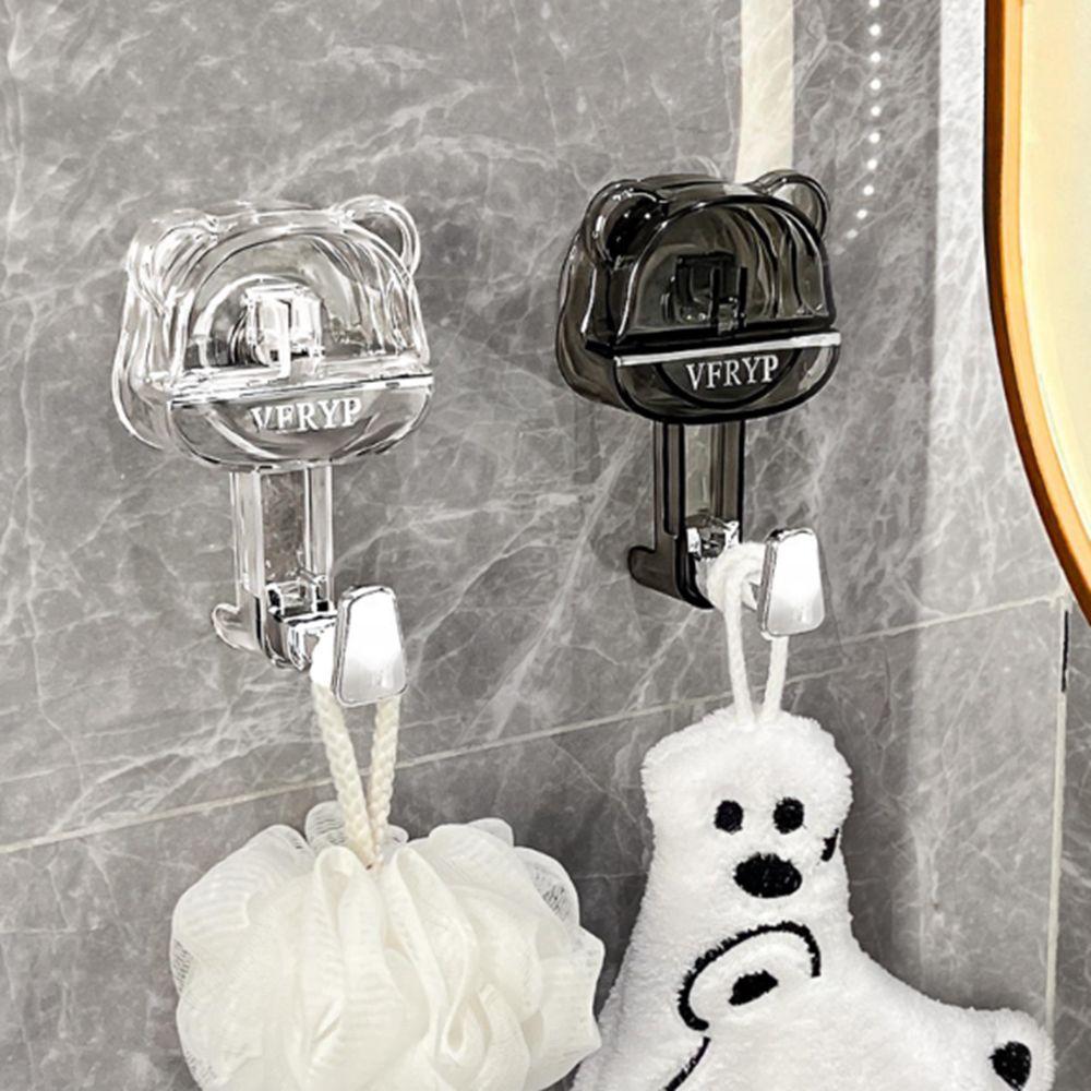 Plastic Door Wall Vacuum Hooks Wall Hanging Keys Clothes Hooks Multifunctional Towel Racks  Kitchen