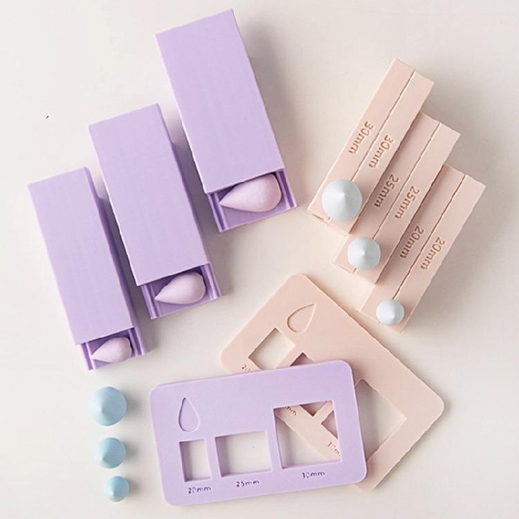 Water Drop Shape Clay Bead Roller Mold 3 Size Craft Jewelry Tool Clay Rolling Molds Plastic Texture for Beads Pendant