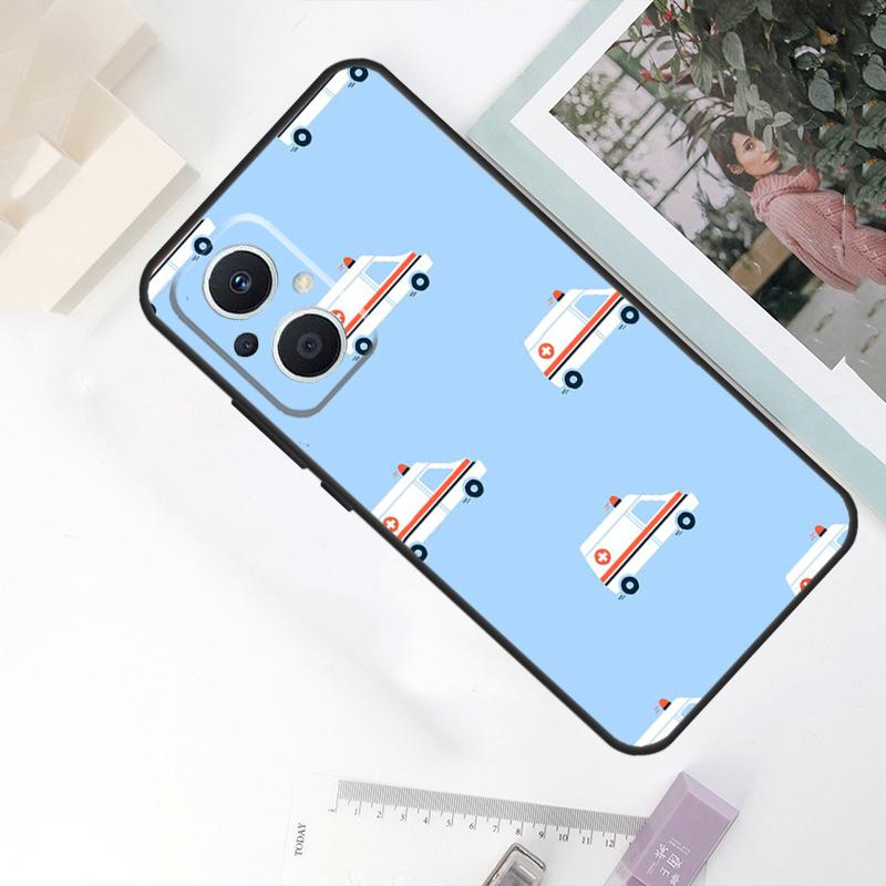 

EMT EMS Ambulance Case For OPPO Reno 11F 10 Pro 4 5 6 7 8 Lite 4Z 5Z 8T OPPO Find X5 X6 Pro X2 X3 Neo Cover OPPO Find X6 Pro