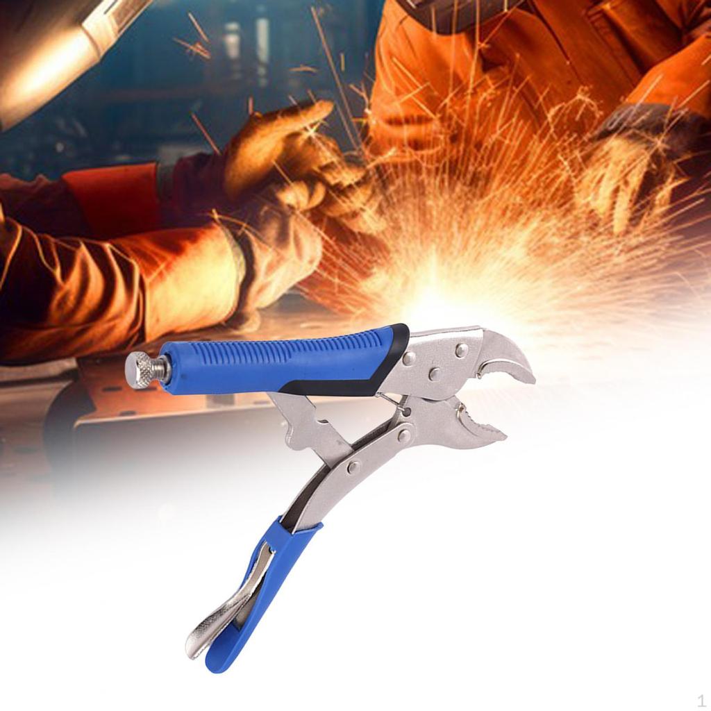 Szczypce blokujące z zakrzywionymi szczękami, klucz rękojeści