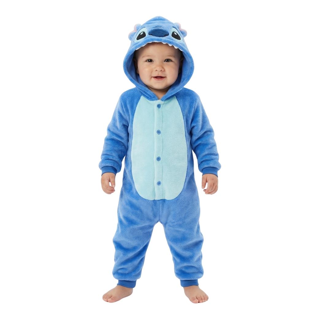 Piżama Onesie Przebranie Śpiochy Disney Stitch Niemowlę 110: 90-95 Cm
