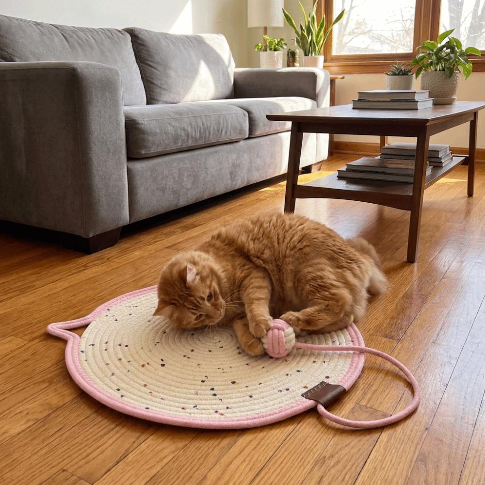 Scratch Resistant Cat Scratching Toy Wear-Resistant Dog Mattress Cat Climbing Mat  Indoor Use