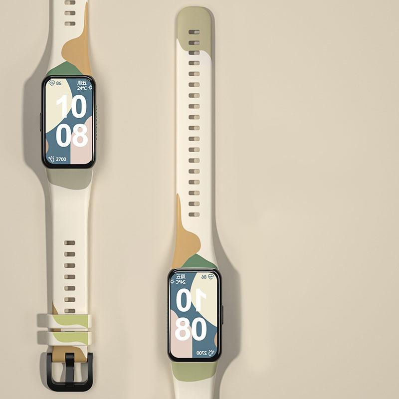 Morandi Strap for Huawei Band 7 6 6 Pro Honor Band 6 Smart Watch Replacement Bracelect Belt for Huawei Band 7 6 Wriststrap