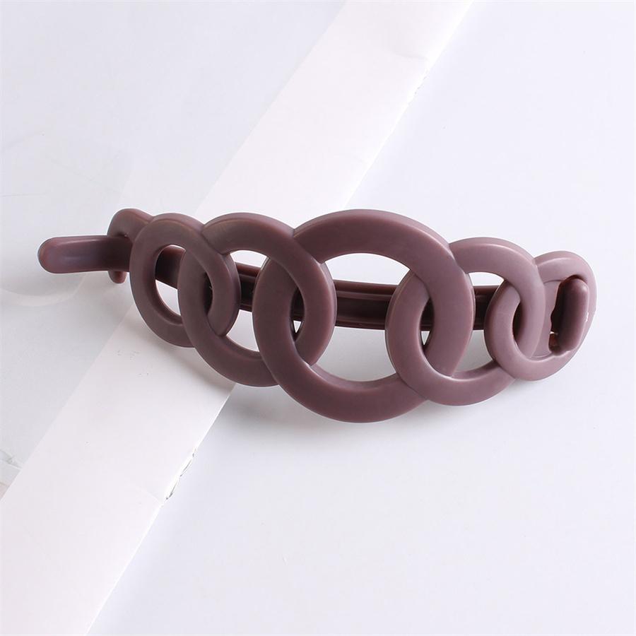 New Fashion Hair Clip for Women's Back Head Banana Clip Vertical Clip High-end Twisted Clamp Headdress Temperament Ponytail Clip