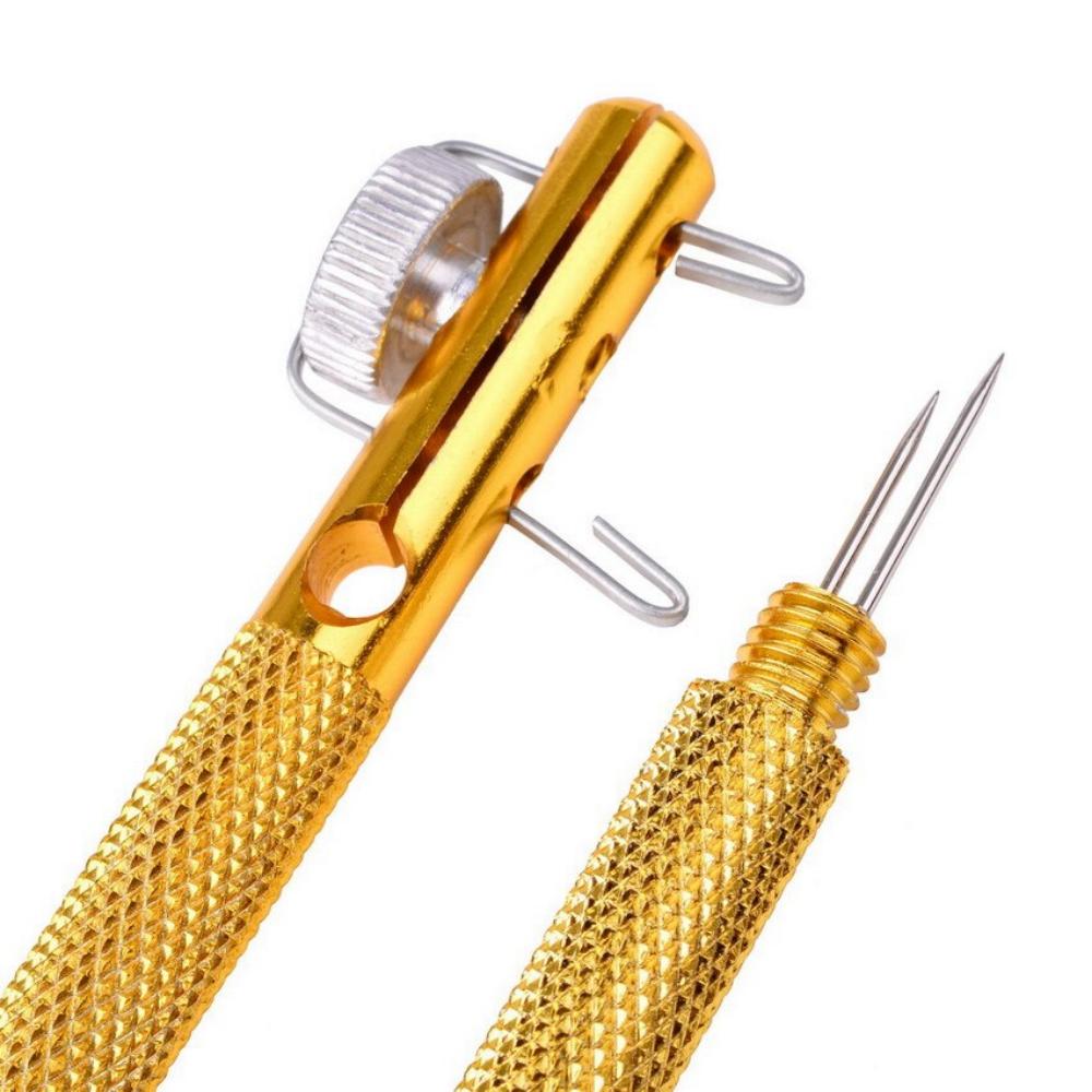 Full Metal Fishing Hook Knotting Tool Tie Hook Loop Making Device & Hooks Decoup one size жёлтый