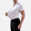 Men’s High Elasticity Seamless Long Sleeve Solid Color Business Shirt