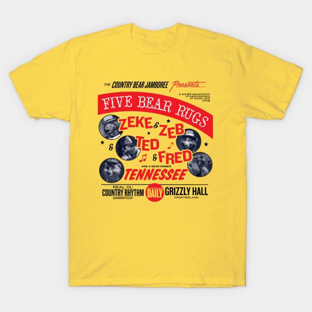 

Men Black Print T-shirt Five Bear Rugs No-Cut Transfer Paper Print Cotton Tshirt 4XL жёлтый