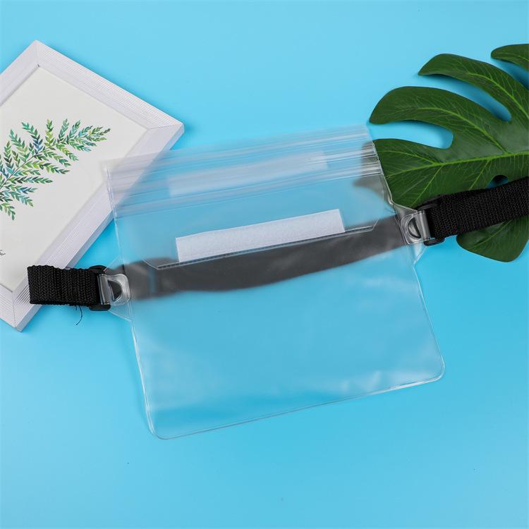 Large Waterproof PVC Waist Bag for Outdoor Activities – Three-Layer Sealed, Multi-Functional Storage for Phones and More.