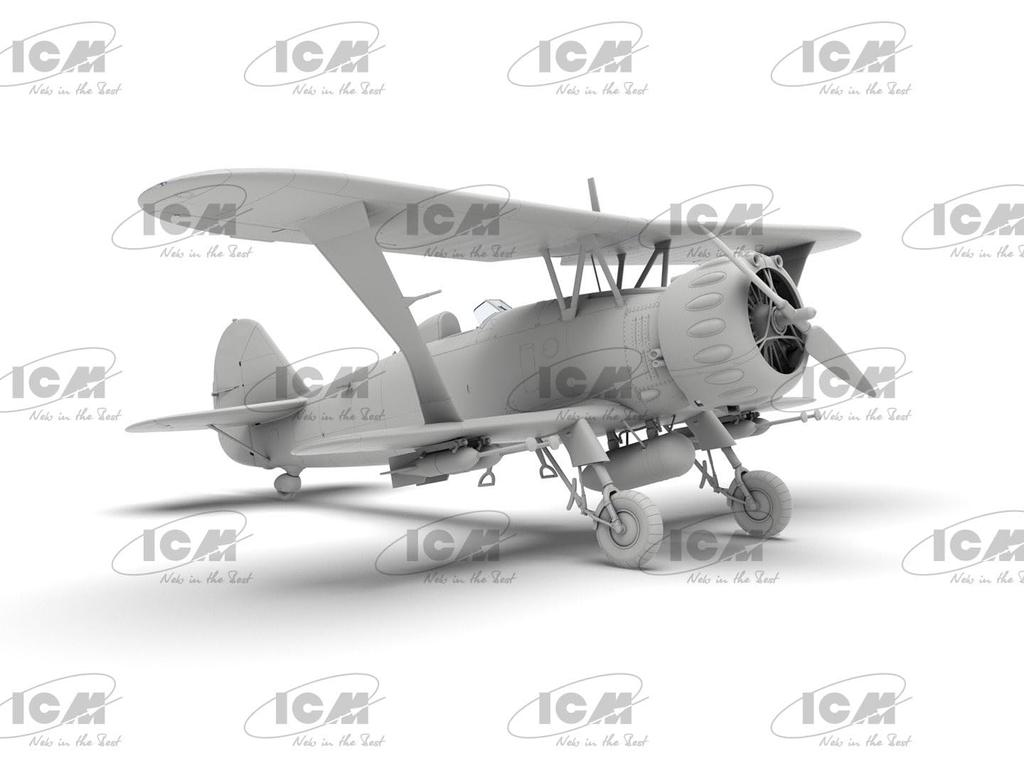 ICM Henschel Late Model Plastic Model Kit 32015 1/32 Hs123A-1 (Airplane)