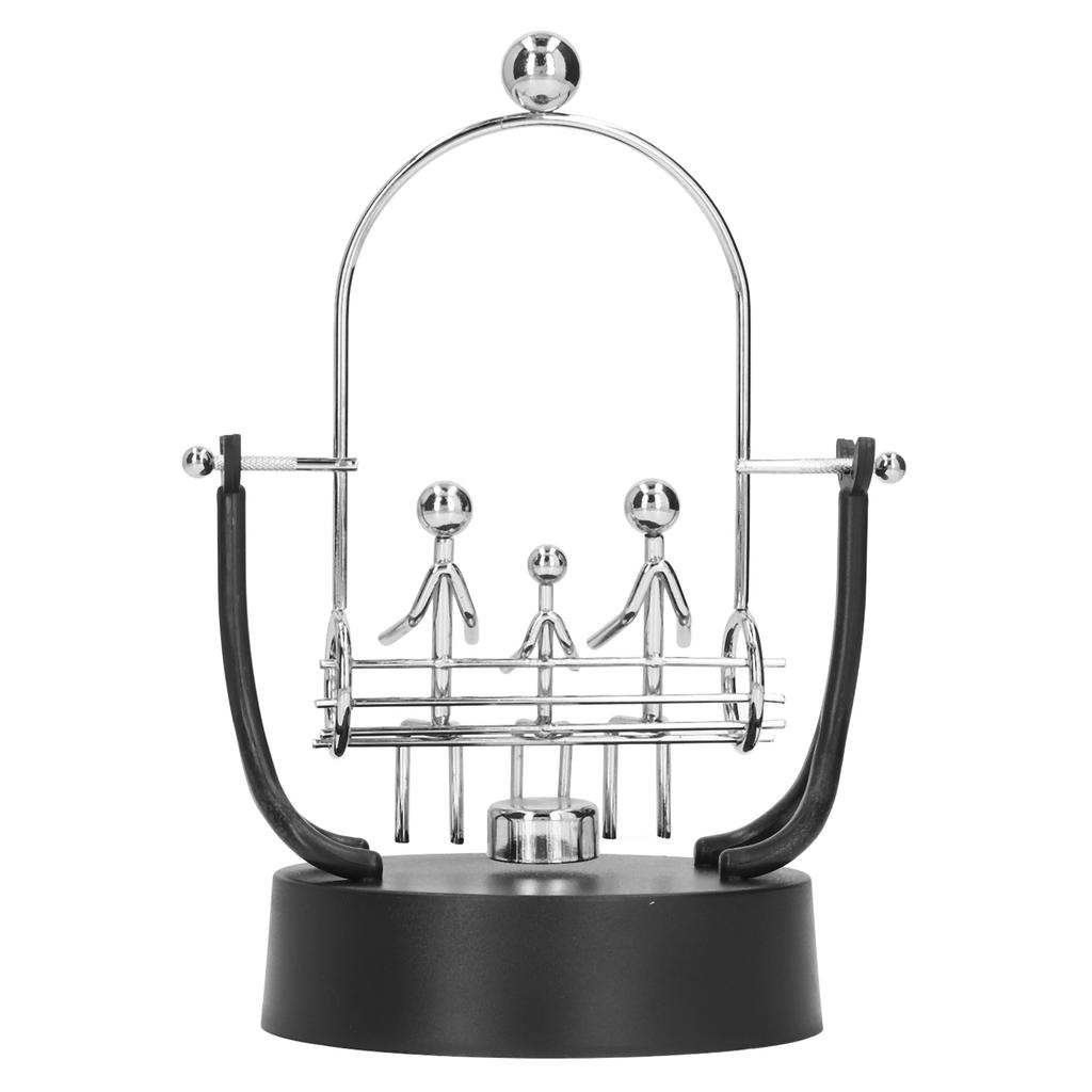 Steel Robot Balance Toy Decompressive Metal Automatic Swing Motion Perpetual Art Balance Toy for