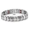 Unisex Magnetic Health Bracelet Health Bracelet Black Titanium Steel Power Therapy Weight Loss Fat Burning