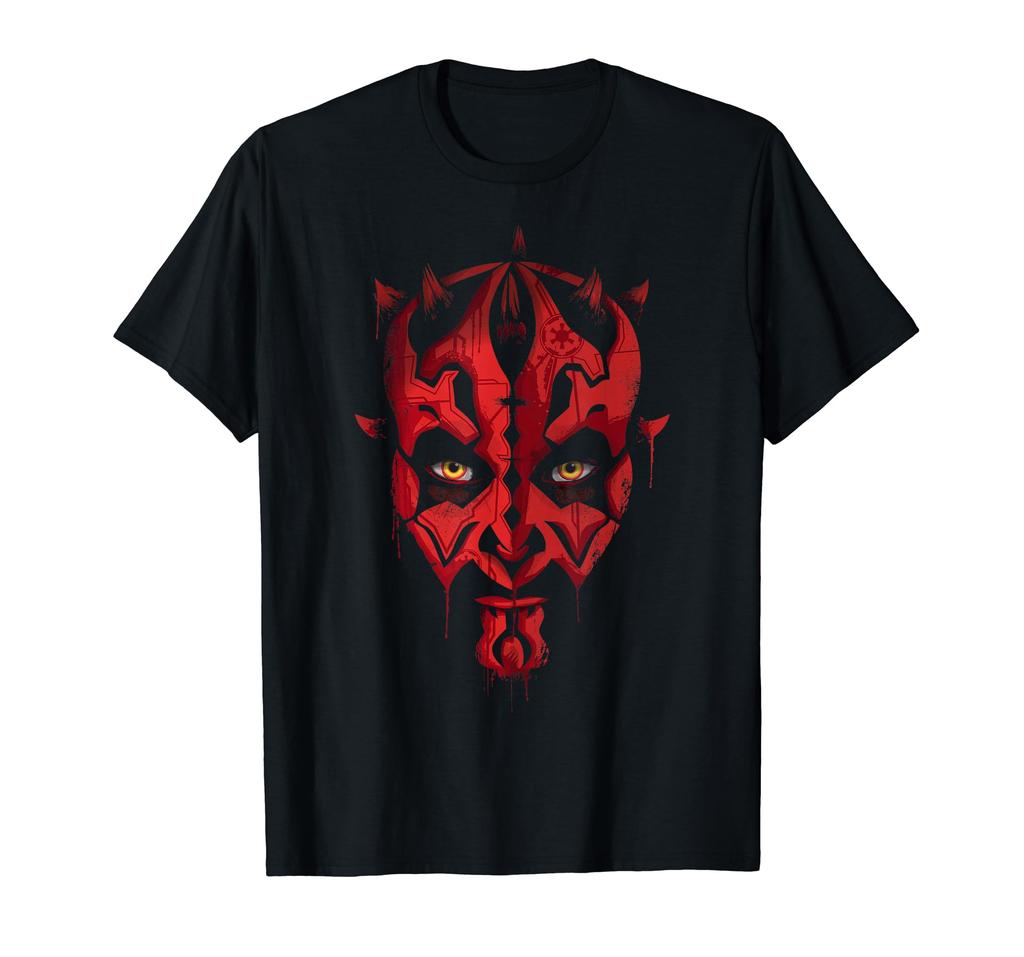 STAR WARS Darth Maul Face Paint Drip T-Shirt