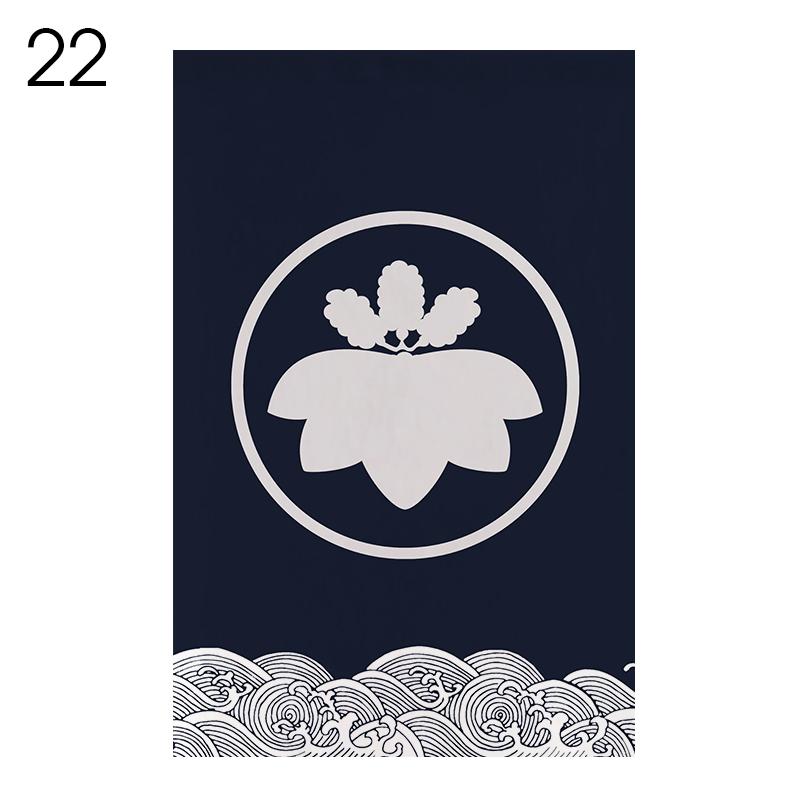 Japanese Tea Room Partition Pennant Kitchen Door Head Curtain Teahouse Hanging Short Curtain Sushi Restaurant Pub Bar Decor