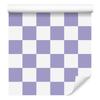 Checkerboard Wallpaper Blue, White and Light Gray 50x1000