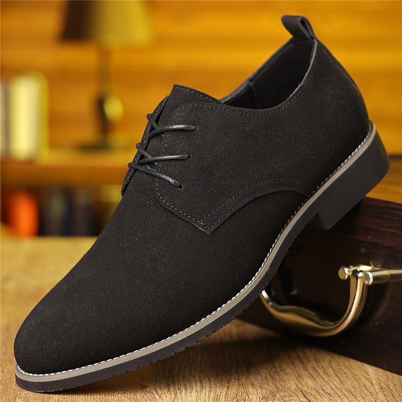 British Gentleman New Business Formal Shoes For Men Designer Lace Up Dress Derby Shoes Party Wedding Homecoming Footwear