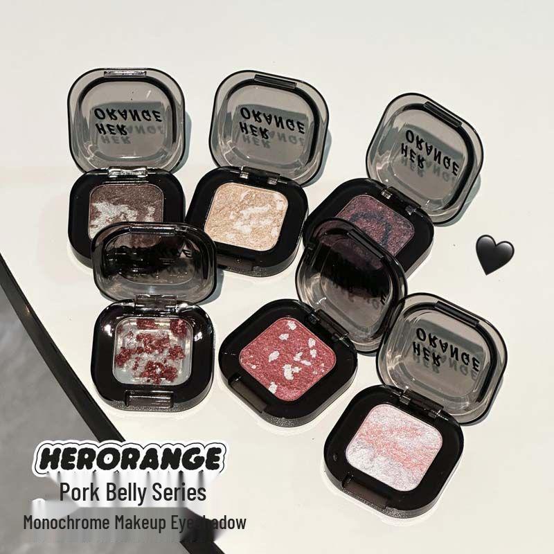 Five-Flower Rich Girl Pearlescent Eyeshadow Palette with Super Shimmer Under-Eye Brightener